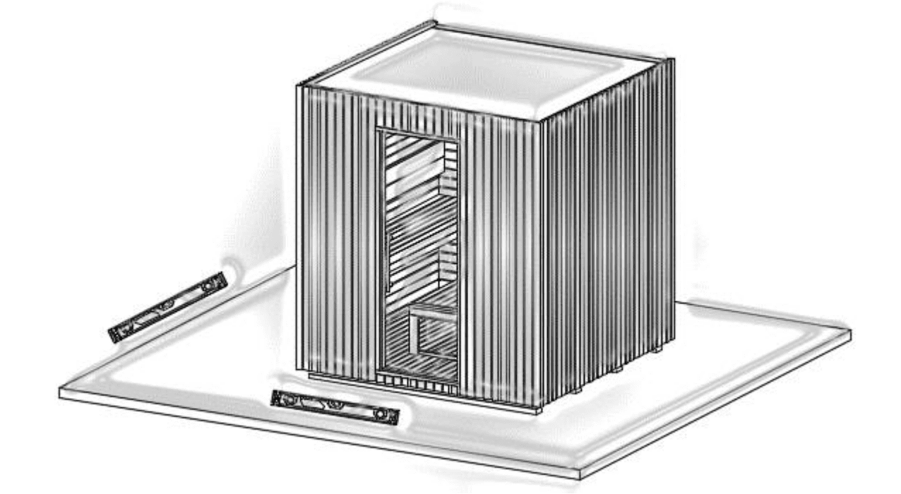 auroom garda prebuilt sauna location